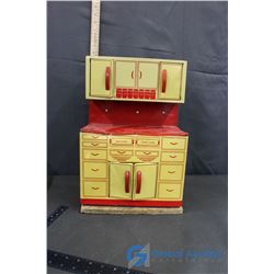 Vintage Tin Kitchen Counter Toy