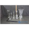 Image 1 : Large Collection of Clear Glass Vases