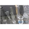Image 3 : Large Collection of Clear Glass Vases
