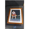 Image 1 : Framed Detroit Redwings Hockey Player Print