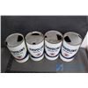 Image 2 : (4) Texaco Halvoline Oil Tins - Empty