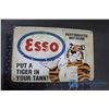 Image 1 : Embossed Esso Reproduction Tin Sign