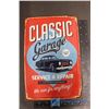 Image 1 : Embossed Garage Reproduction Tin Sign