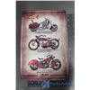 Image 1 : Emobossed Indian Motorcycles Reproduction Tin Sign