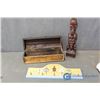 Image 1 : Assorted Wood Decor - Coat Hanger, Storage, and more.