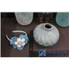 Image 3 : Clock & Blue Decor, Coin Bank