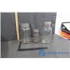 Image 1 : (3) Glass Storage Jars