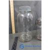 Image 2 : (3) Glass Storage Jars