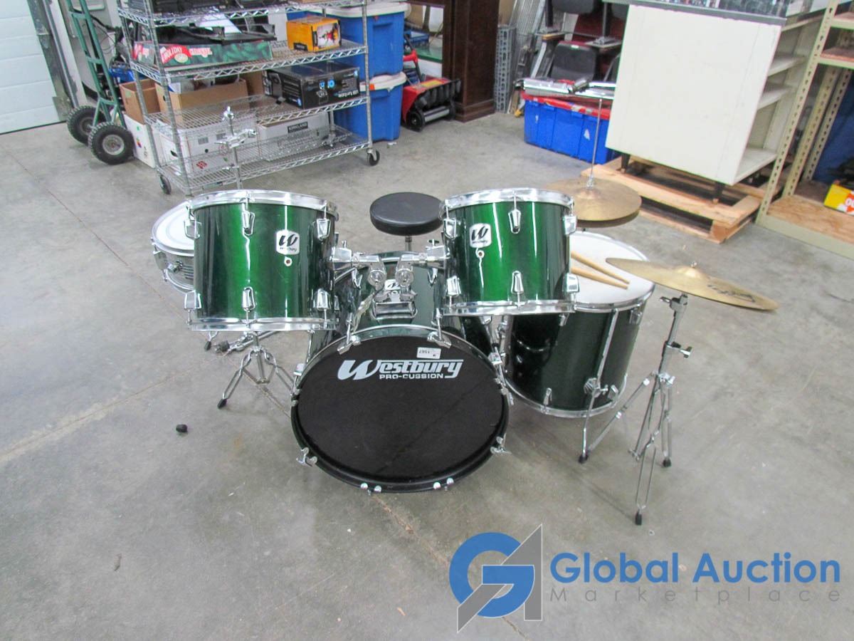 Dark Green Westbury Drum Set