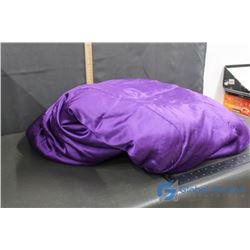 Puple Satin Comforter