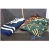 Image 1 : (2) Blankets, Maple Leafs and First Nation Print