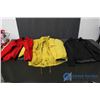 Image 1 : Mens Black Jacket (2XL), Red Jacket (XL) Yellow Winter Jacket ( L)