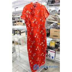 Ladies Chinese Manderin Dress Size 40
