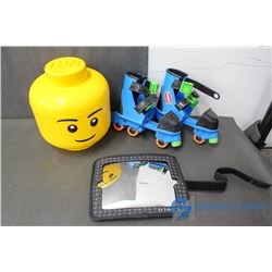 Kid's Toys - Lego Head, Roller-Skates, etc