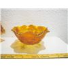 Image 2 : 2 Large Marigold Glass Bowls