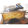 Image 2 : Edison Home Cylinder Phonograph Complete w/ 14" Brass Bell Horn