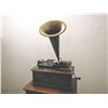 Image 3 : Edison Home Cylinder Phonograph Complete w/ 14" Brass Bell Horn