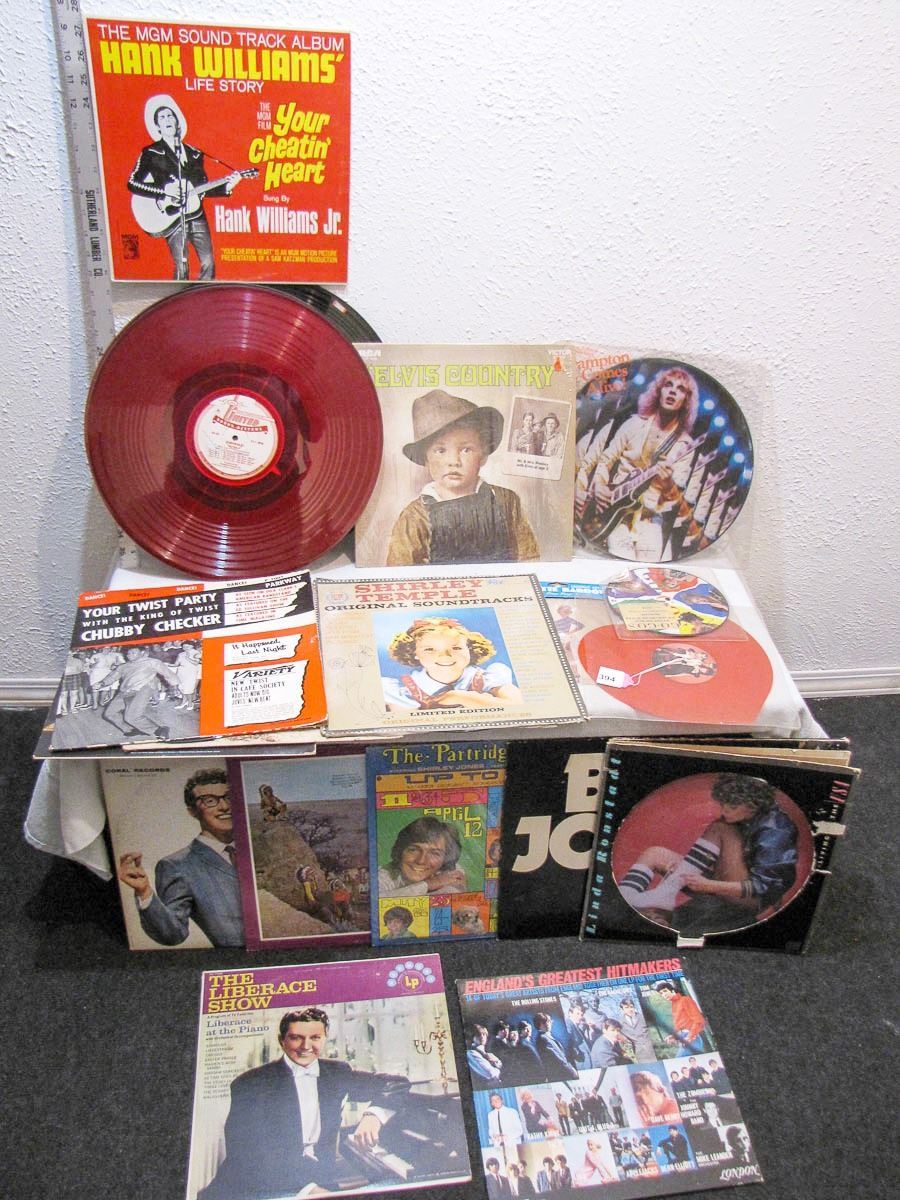 Large Lot of 33 1/3 rpm Advertising Records.