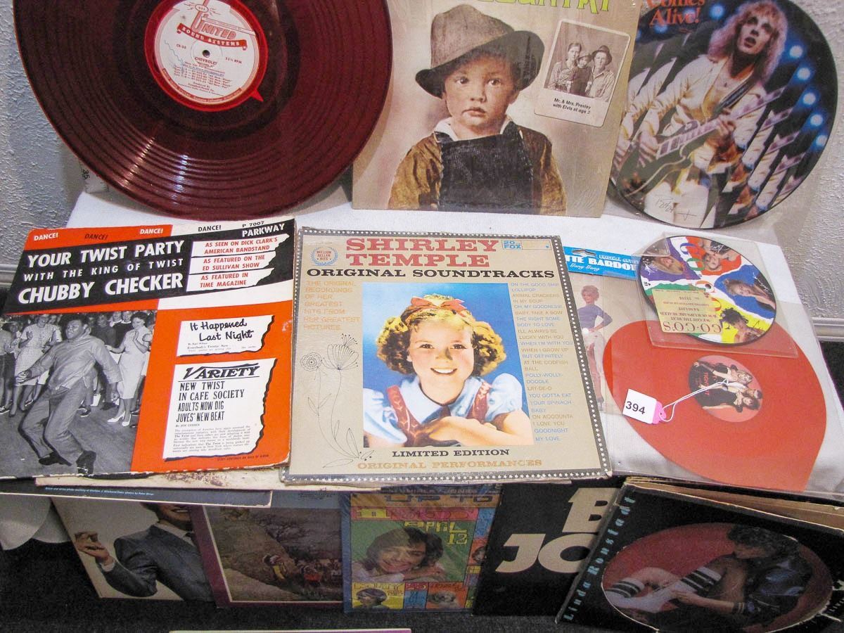 Large Lot of 33 1/3 rpm Advertising Records.