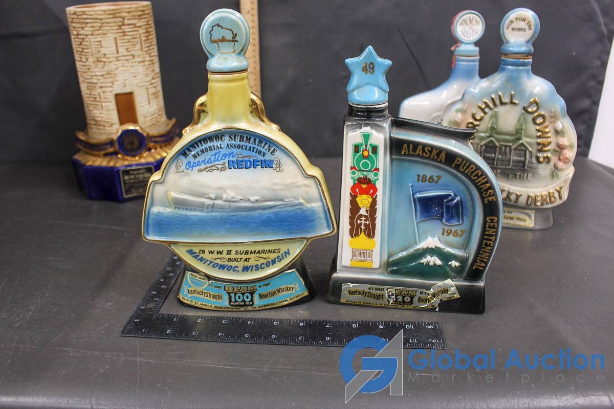 (5) Fancy Liquor Bottles