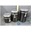 Image 2 : (3) Sealing Jars, (3) Cannisters
