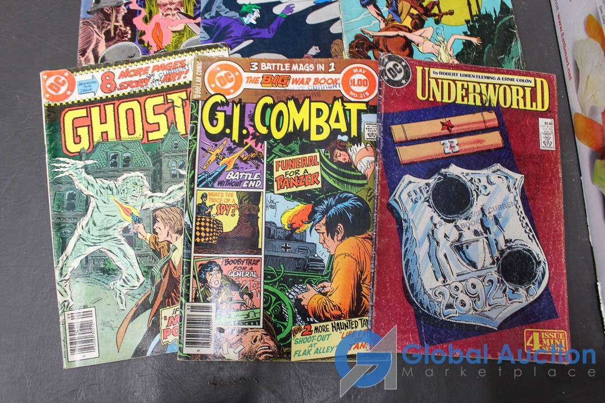 (9) Vintage DC Comic Books