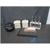 Image 1 : Tin Coffee and Sugar Containers, Bamboo Salad Claws, Bottle Rack