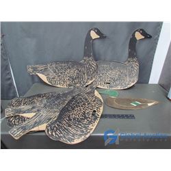 Vintage Paper Goose and Duck Decoys