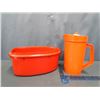 Image 1 : Tupperware Container and Pitcher