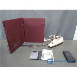 Vintage Office Supplies and Electric Knife