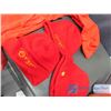 Image 3 : Red Thunder Bolt Coveralls and Three Shell Red Toques