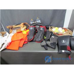 Sporting Equipment, Safety Vest and Toques, Outdoors Water Bottle Pouch and Related