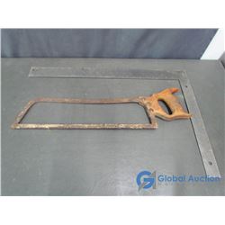 Hand Saw and Right Angle Ruler