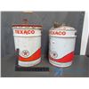 Image 1 : (2) Texaco Cans - BID PRICE x2