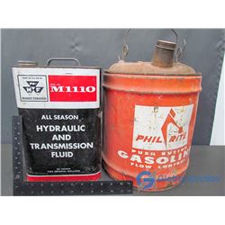 Phil Rite and Massey Ferguson Cans