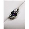 Image 3 : SILVER RAINBOW TOPAZ CUBIC ZIRCONIA (3.66GM)  RING (~SIZE 7) [FW90]