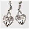 Image 2 : SILVER CUBIC ZIRCONIA (7.45GM)  SET OF PENDANT AND EARRING [FW90]