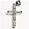 Image 2 : SILVER CUBIC ZIRCONIA  PENDANT [FW90]