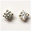 Image 1 : 14K YELLOW GOLD DIAMOND(0.16CT) 0.44GM (I, GH)  EARRINGS [FW90]