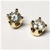 Image 2 : 14K YELLOW GOLD DIAMOND(0.16CT) 0.44GM (I, GH)  EARRINGS [FW90]