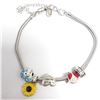Image 2 : SILVER PANDORA STYLE (25GM~)  BRACELET (~SIZE (7"-8")) [FW90]