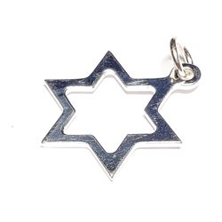 SILVER "STAR OF DAVID"  PENDANT [FW90]