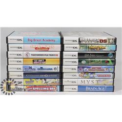 LOT OF NINTENDO DS GAMES.