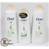Image 1 : LOT OF DOVE SHAMPOO & CONDITIONER
