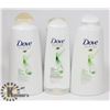 Image 1 : LOT OF DOVE SHAMPOO & CONDITIONER
