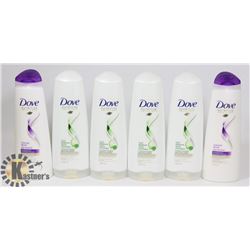 LOT OF DOVE SHAMPOO & CONDITIONER