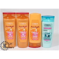 BAG OF LOREAL DREAM LENGTH HAIR CARE PRODUCTS