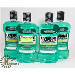 LOT OF 4 LISTERINE MOUTHWASH