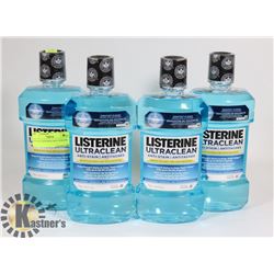 LOT OF 4 LISTERINE MOUTHWASH