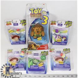 LOT OF TOY STORY 3 COLLECTIBLES.